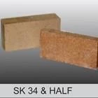 Fire Resistant Brick SK 34 Half Size 230 x 114 x 33 mm 1
