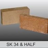 Fire Resistant Brick SK 34 Half Size 230 x 114 x 33 mm